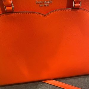 Kate Spade Medium Satchel Purse Like New with matching mini card wallet